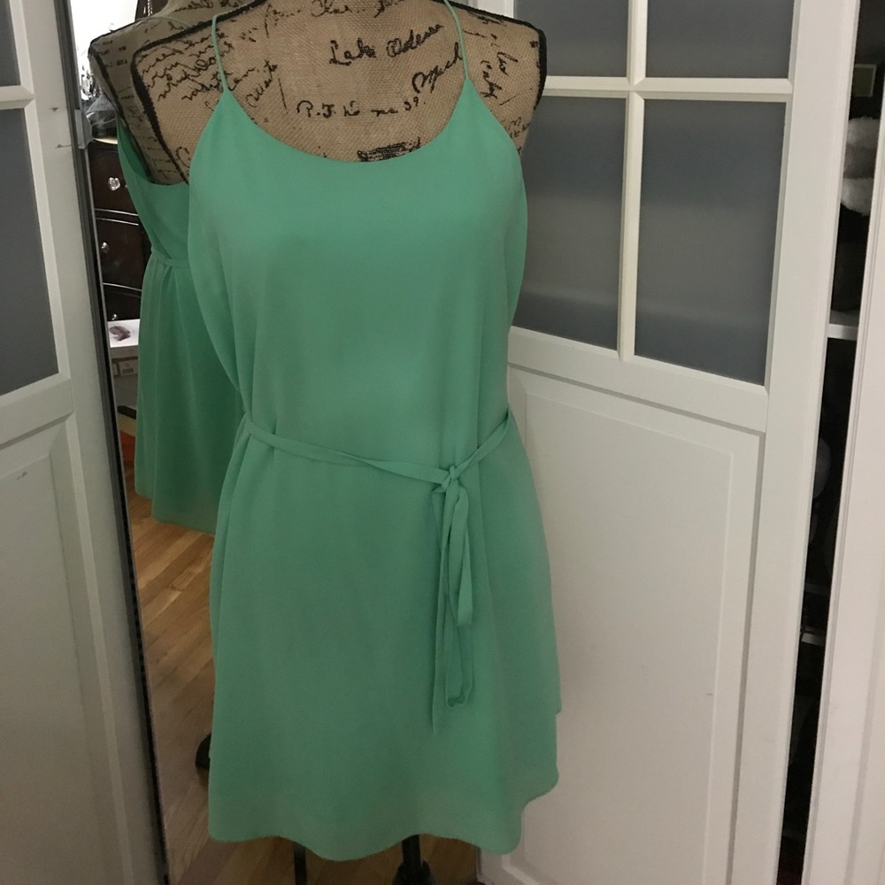 Green Halter Dress